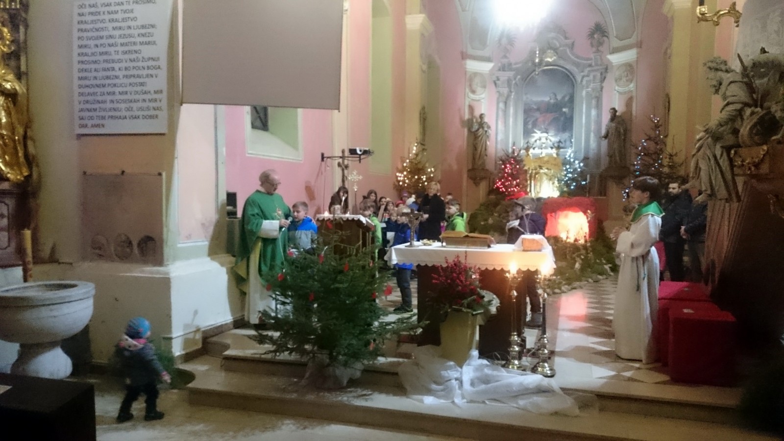 Srečanje Otroškega pevskega zbora in ministrantov župnije Dravograd