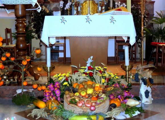 ZAHVALA župnijske Karitas Šentjanž ob zahvalni nedelji