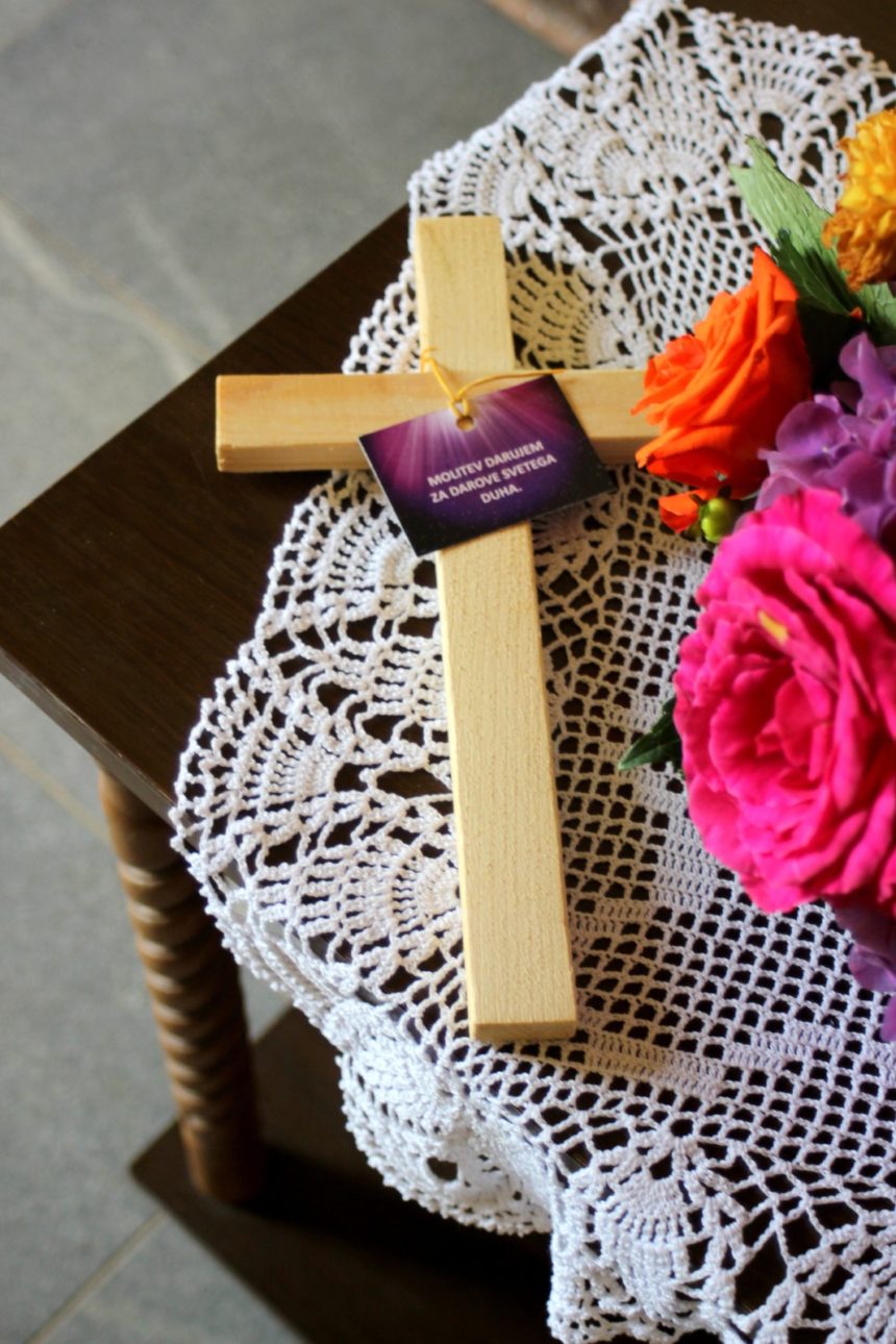 Križev pot prvoobhajancev s starši